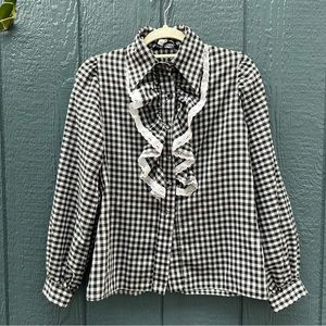 Gingham Country Blouse